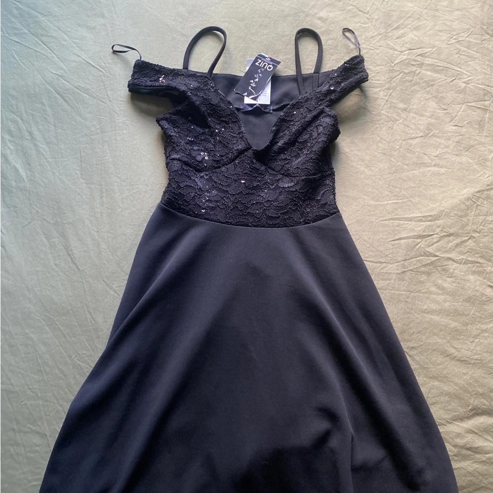 Elegant Black Lace Dress